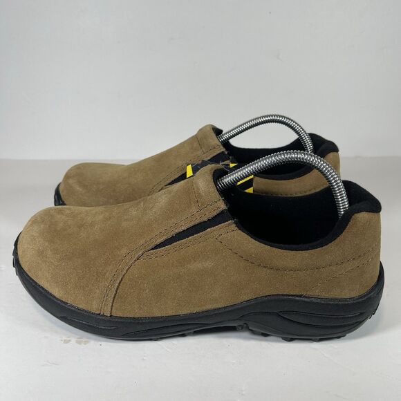 Brazos Work Force Men’s Steel Toe Slip On Work Shoes Suede Brown ASTM F2413-17 main image 9